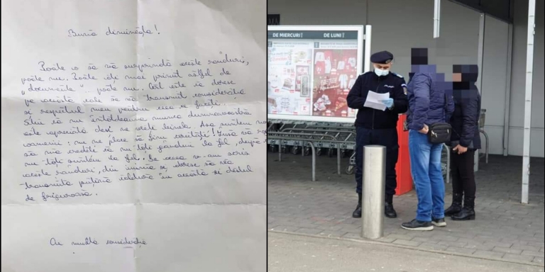 Un jandarm bistrițean a primit o scrisoare de mulțumire din partea unui cetățean pentru munca depusă!