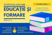Conferința Națională „Educație și formare” cu ocazia a 185 de ani de tradiție pedagogică năsăudeană